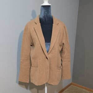 J. Crew Women's Camel Blazer Sz Med